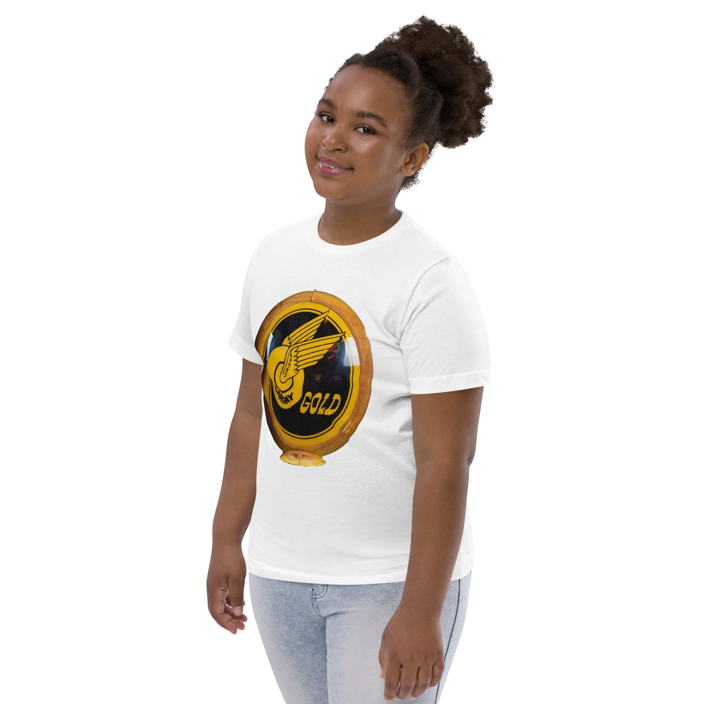 Cargray Gold Globe Style Youth jersey t-shirt