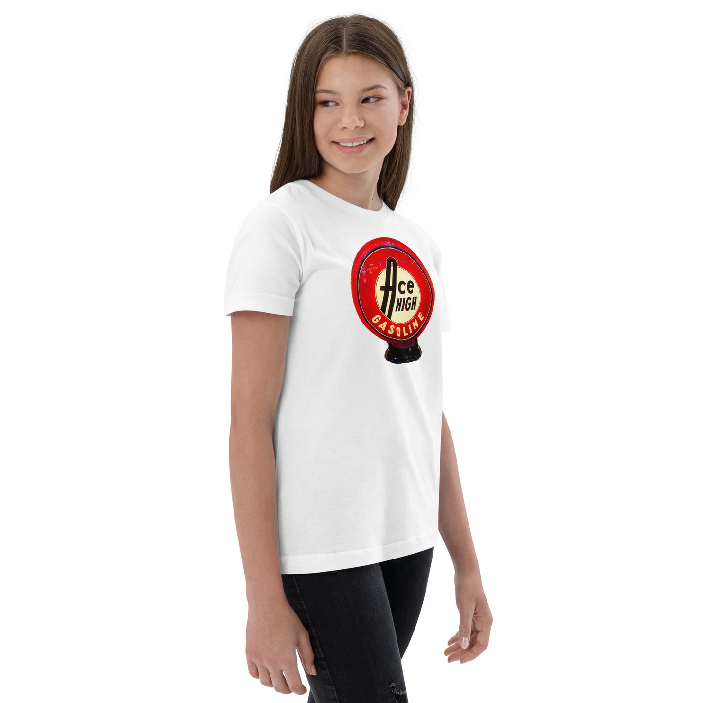 Ace High Gas Globe Style Youth jersey t-shirt