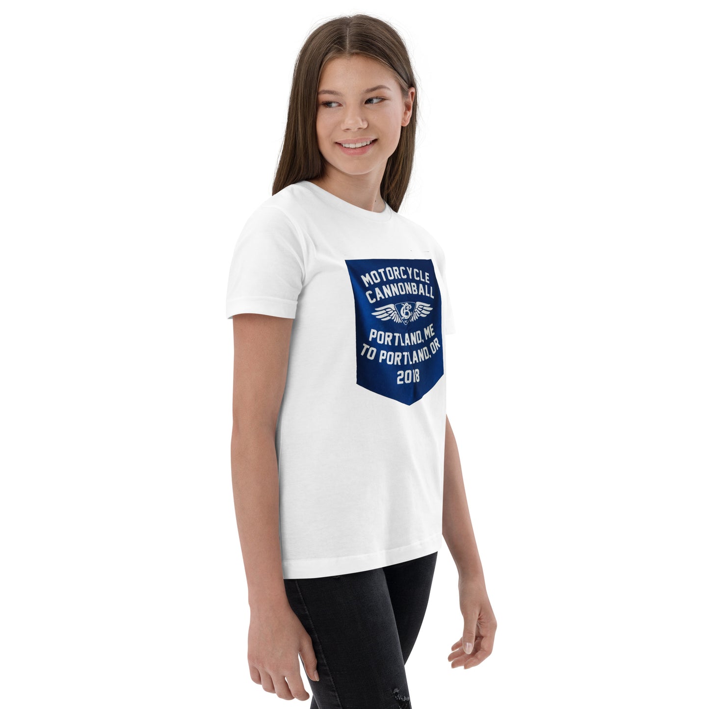 Cannonball Run MC Banner StyleYouth jersey t-shirt