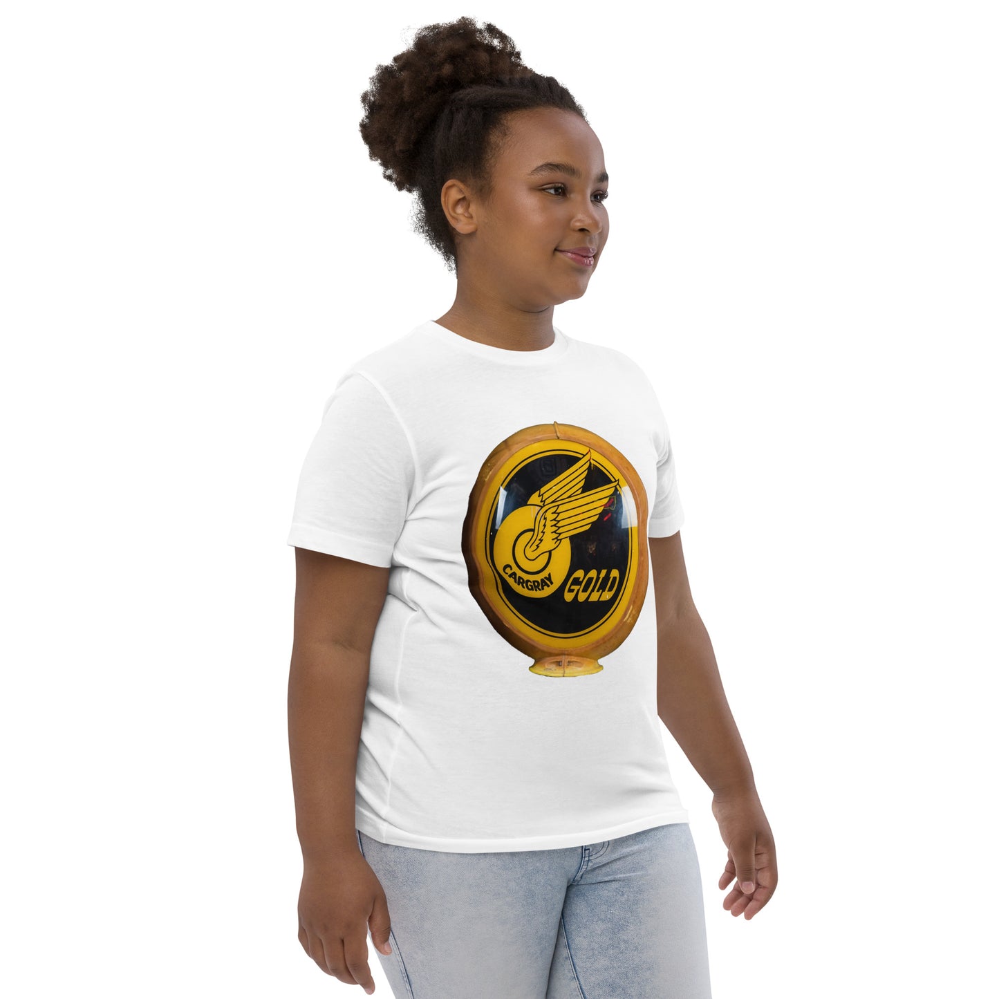 Cargray Gold Globe Style Youth jersey t-shirt